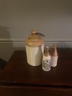 Rare Ginger Beer Jug With Original Handle And Two Ginger Beer Bottles
