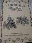 1910 Estill County Kentucky Ky Census History Genealogy Hb Book Irvine Forks