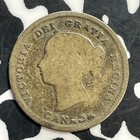 1885 Canada 5 Cents Lot t0354 Silver 