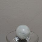 Vintage Christensen White Translucent Agate Marble Mint Condition 18mm Large