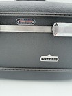 Vintage American Tourister Tiara Train Case Navy Blue Makeup Bag Travel Case