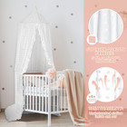 Princess Bed Canopy For Girls - Crib Canopy For Bed - Mosquito Net For Bed  Kids
