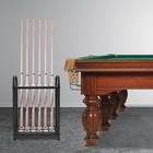 12-hole Billiards Pool Cue Rack Cute Stick Holder Floor Stand Pool Cue Holder