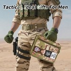 Tactical Bible Case Cover For Men  Bible Book Cover Organizer With Customizable