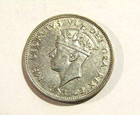 1938 Cyprus 9 Piastres Silver Coin