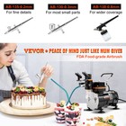 Vevor Airbrush Kit Dual-action Airbrush Compressor Art Nail Tattoo Makeup Model