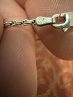 Vintage  925 Jewelry Art Deco Rope Chain Collectible Amber Moonstone