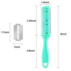Maitys 3 Pcs Razor Combs For Hair Cutting 17 5 X 3 Cm  Green  Purple  Pink