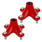 Red Rear Wheel Hubs For Honda Sportrax 300 Trx300ex 2x4 1993-2006 2007 2008 Pair