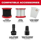 Milwaukee Tool 0960-20 Wet dry Vacuum  1 5 8 Gal  0 Hp