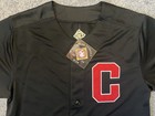 Nlbm Indianapolis Clowns Negro Leagues Jersey Black  Red Stitched    c    New Mens M