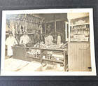 Antique Circa 1900 Lg Photo Interior Of A Butcher Shop
