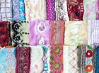 Very Rare Lot Antique Vintage Sari Lace Edging Ribbon 25 Pcs Embroidered Ds67