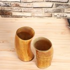 Set Of 2 Ceremonial 6  Viking Drinking Horn Mug Ale Beer Wine Medieval Gift Cup