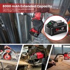 2x For Milwaukee For M18 8 0ah Battery Lithium-ion Extended Capacity 48-11-1860
