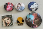 Madonna Pins Buttons Magnet Postcards Sticker Collectables Lot Vtg 80-90s Unused