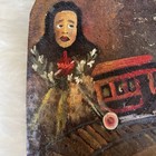 Frida Kahlo Ex Voto Retablo On Tin Mexican Folk Art 8 25    Bus Accident Vintage