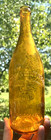 Nice Yellow Amber Quart Beer Michigan Br g Co Ann Arbor  Mi 1910 s Era Dug L  k