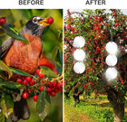 48 Pcs Bird Scare Discs Set  Reflective Double-sided Bird Reflectors Upgraded   