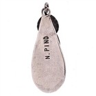 Vintage Navajo Sterling Silver Turquoise Pendant Signed N  Nellie Pino Handmade