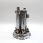 Antique Medical Syringe Stand Holder Set Complete Vials Becton Dickerson Bd