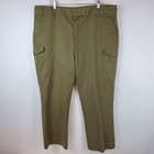 Vtg 60s Bsa Boy Scouts Troop Leader Cargo Pants Uniform Olive Green 42x28 Mens