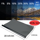 20  X10ft Uncut Roll Window Tint Film 35  Vlt Uv Block For Car Home Office Glass
