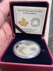 2014 Royal Canadian Mint Peregrine Falcon  5 1oz Silver Coin W  Ogp