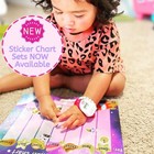 Potty Watch For Kids - Training Timer  3 Flashing Lights  Music  Waterproof Pink