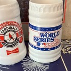 Budweiser Cardinals Mlb Ceramic Beer Steins mugs Lot Of 6 Some Maybe Not Oringna