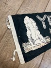 Vintage Yellowstone National Park Souvenir Felt 29  Pennant Flag Old Faithful