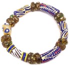 Handmade Ghana Akan Bracelet-african Trade Beads-ghana