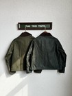 Men s Casual Jacket Oil Wax Canvas Lapel Short Contour Spey Jacket