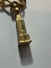 Vintage Nyc New York City Gold Tone Souvenir Charm Bracelet Statue Of Liberty