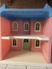Vintage Little Tikes Tyke Child My Size Barbie Doll House Dollhouse Vguc Pink