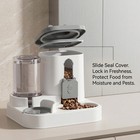 4 Colors Gravity Pet Feeder Water Dispenser Cute Cat Shaped Automatic Food Water
