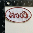 Coors Beer Embroidered Iron-on Patch White   Maroon
