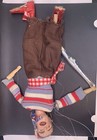 Vintage Wood Marionette Pirate Stringed Puppet 15    Hand Painted
