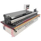 Automatic Edge Banding Machine Double-sided Trimming   Adhesive Coating 110v 4kw