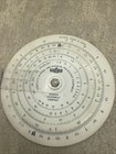 Vintage Concise Slide Rule From Denver Equipment Company-round Circular