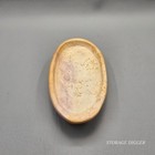 Vtg Indian Old Marble Oval Hand Carved Spice Grinding Mortar Kharal 6 5  X 3 25 