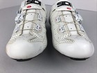 Sidi Kaos Air Carbon Road Cycling Shoes Size Eu 45 White 3 Bolt Dial Laces