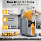 Slushie Machine  101oz Large Capacity Slushy Machine For Home With Portable Hand