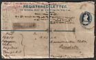 Burma 1937 Kgv 1r  2r  Etc  On Registered Envelope  Sg 14 Is   276 On Cover