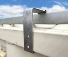 Two Roof Solar Conex Shipping Container Brackets Unistrut Superstrut Mounting