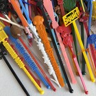 Large Lot Vintage Reusable Swizzle Swivel   Cocktail Sticks  Some Duplicates 240