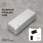 For Oakley Rudy Aluminum Alloy Sunglass Hard Case Protection Box Silver
