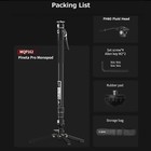 Yc Onion Mqp162 Pineta Pro Carbon Fiber Monopod Camera Tripod   Fh60s Fluid Head