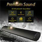 Surround Sound Bar 4 Speak Wireless Bluetooth Subwoofer Tv Home Theater   Remote