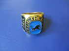 Barry Sanders Highland Mint 24kt Gold Plated 2tone Coin   Ring Set Detroit Lions